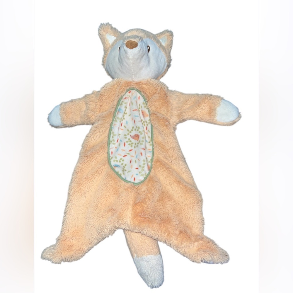 Douglas Baby Jordan Fox Sshlumpie Plush Lovie Satin Ears Baby Security Blanket